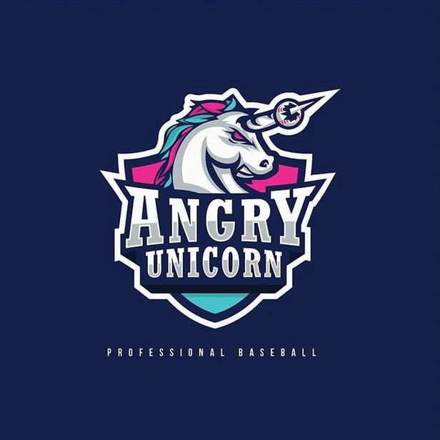 angry unicorn