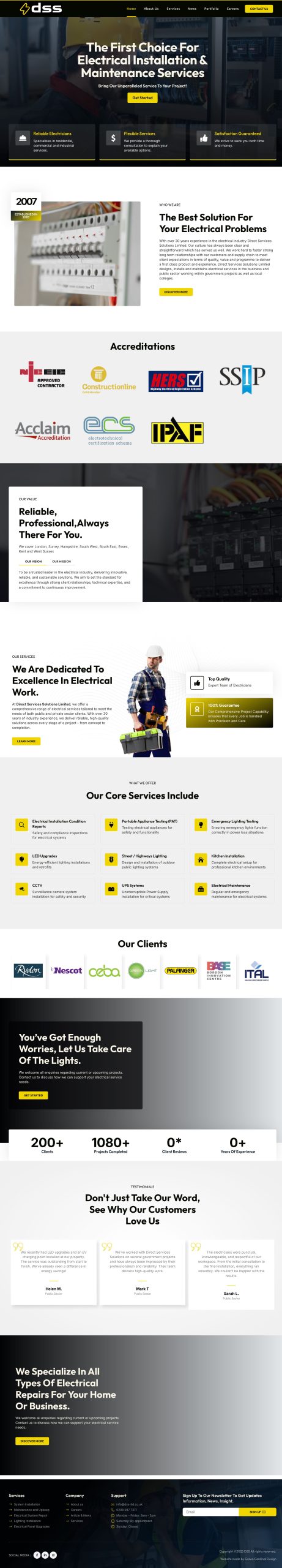 dss-ltd.co.uk_ website design electrical